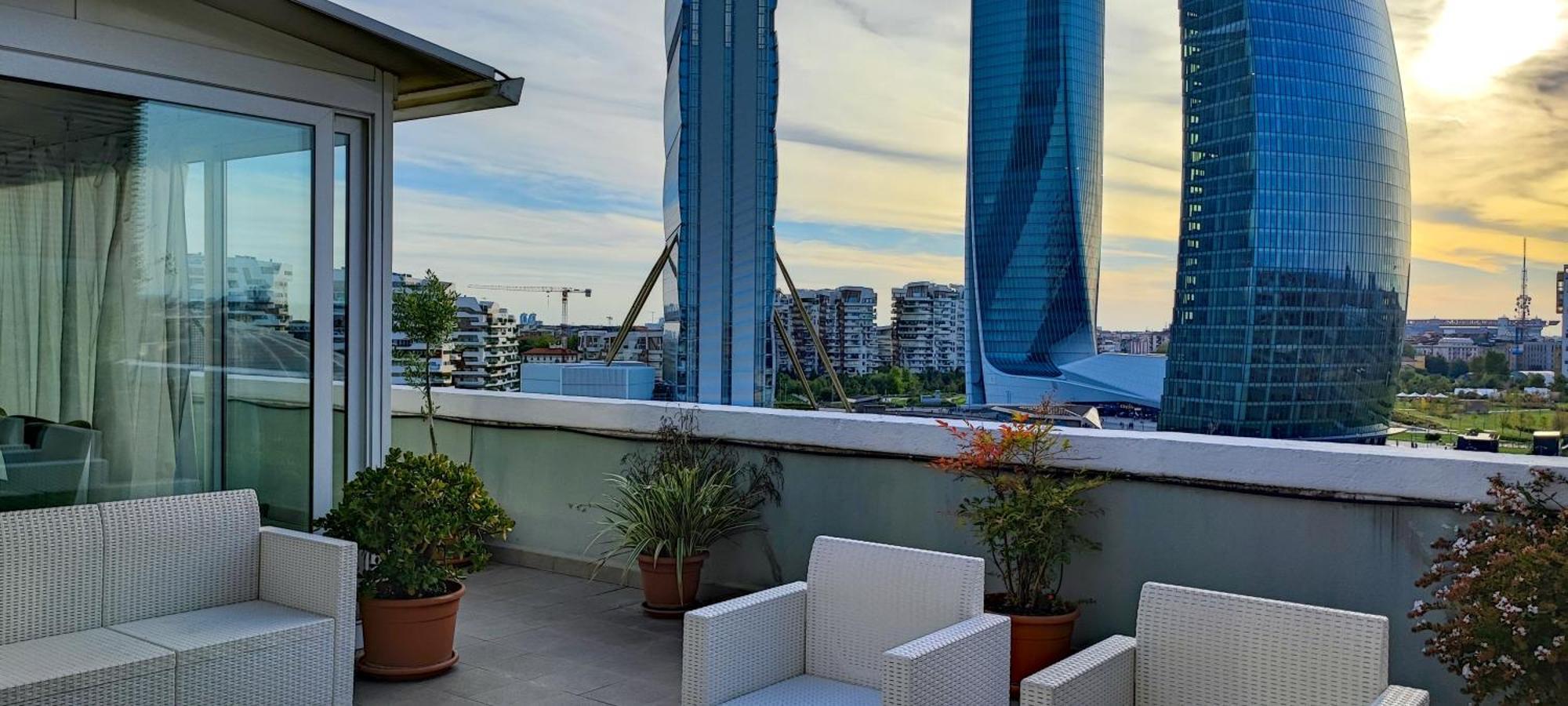 City Life Sky Apartment- Mico- Breathtaking Penthouse Milaan Buitenkant foto